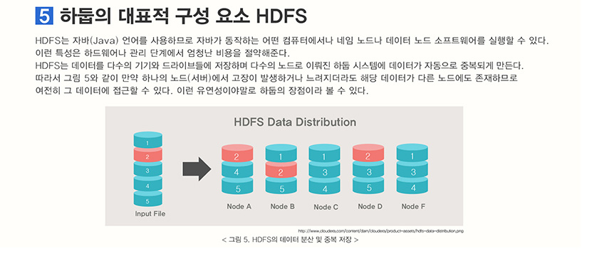하둡의 대표적 구성 요소 HDFS