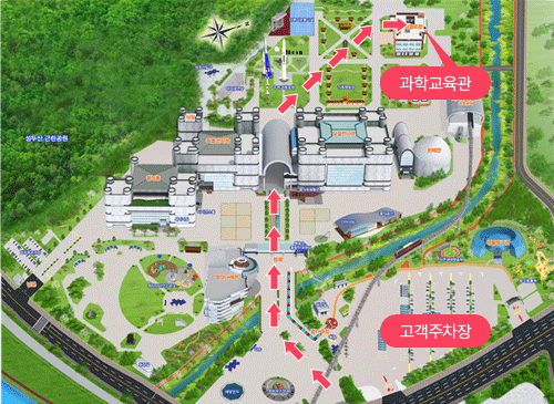 교육장 위치안내도